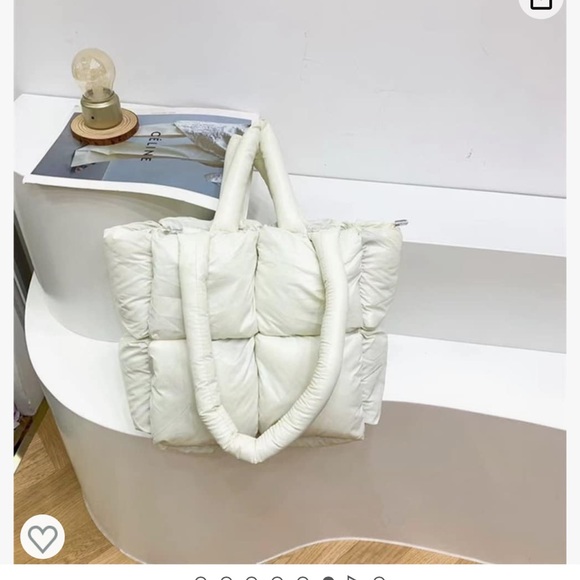 🤍 PUFFER STYLE TOTE BAG - Picture 6 of 11